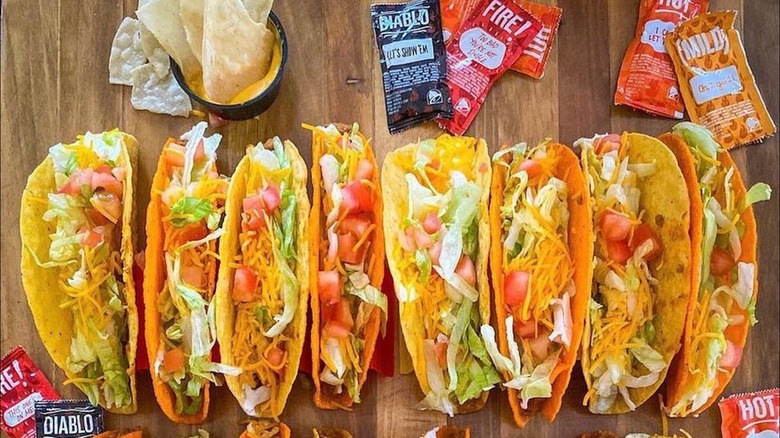 crunchy tacos from taco bell