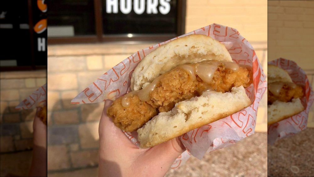 Whataburger honey butter chicken biscuit