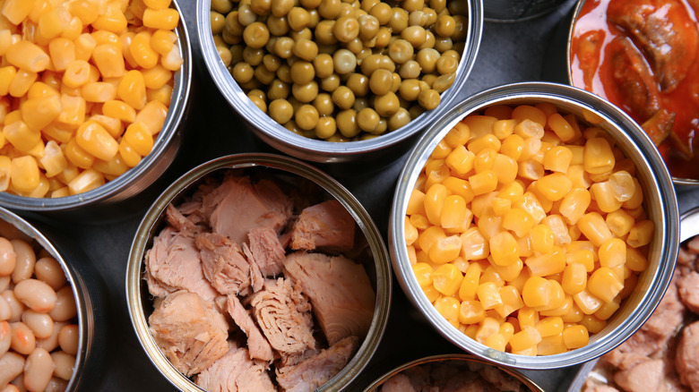 canned foods