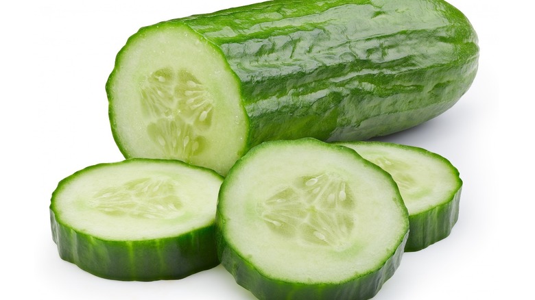 Cucumber sliced