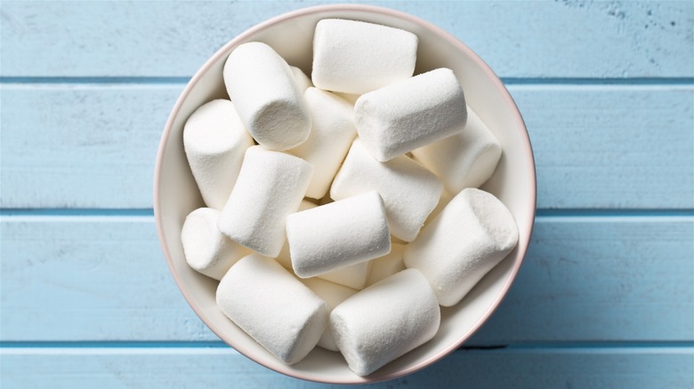bowl of marshmallows