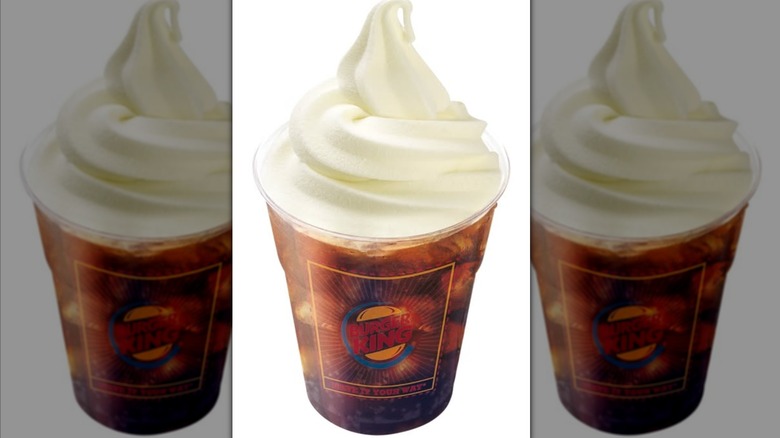 Burger King soft serve soda float