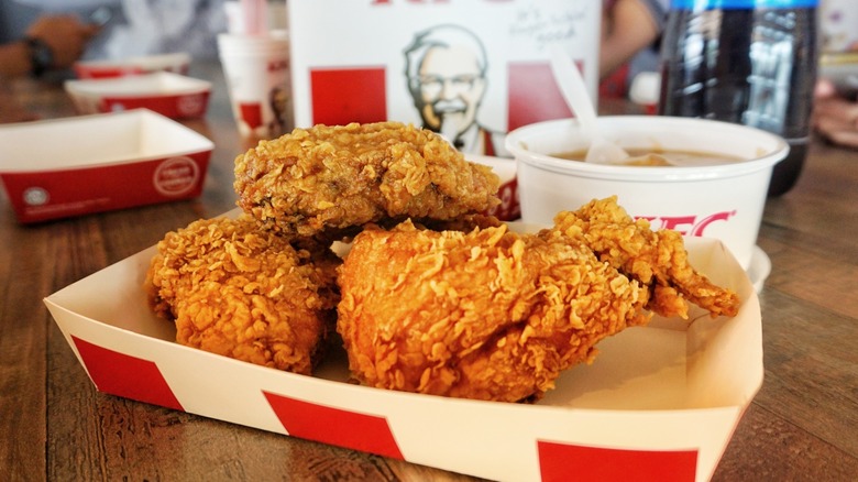 KFC chicken box
