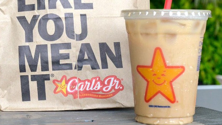 Carl's Jr. iced coffee