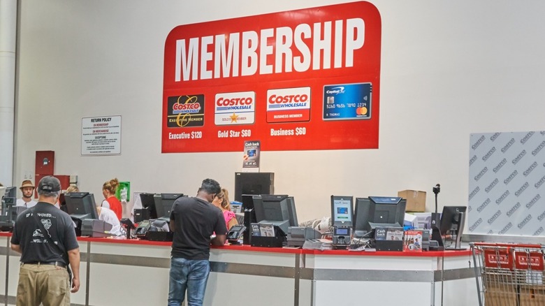 Costco membership station