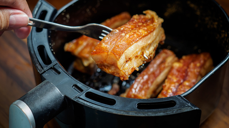 Crispy pork in air fryer