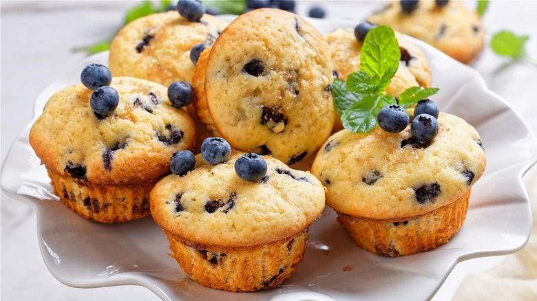 blueberry muffins