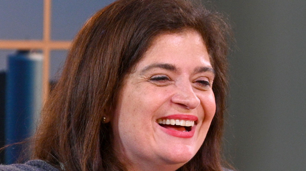 Alex Guarnaschelli wearing pink lipstick