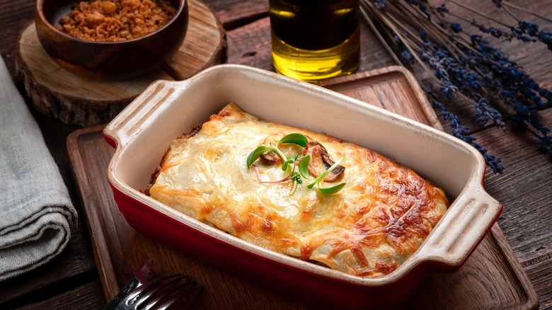 Baked pasta dish