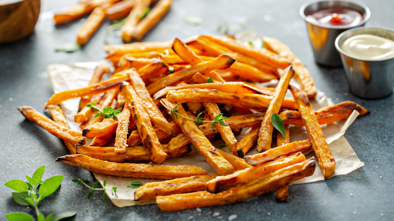 herbed sweet potato fries