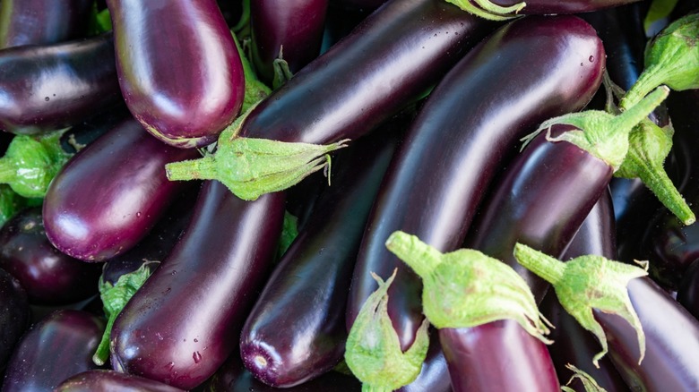 pile of eggplant