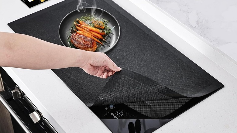 Silicone induction stove mat