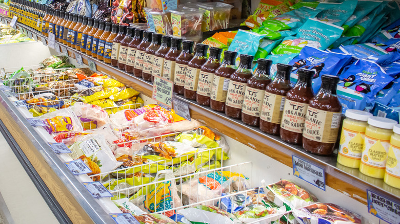 Freezer section at Trader Joe's