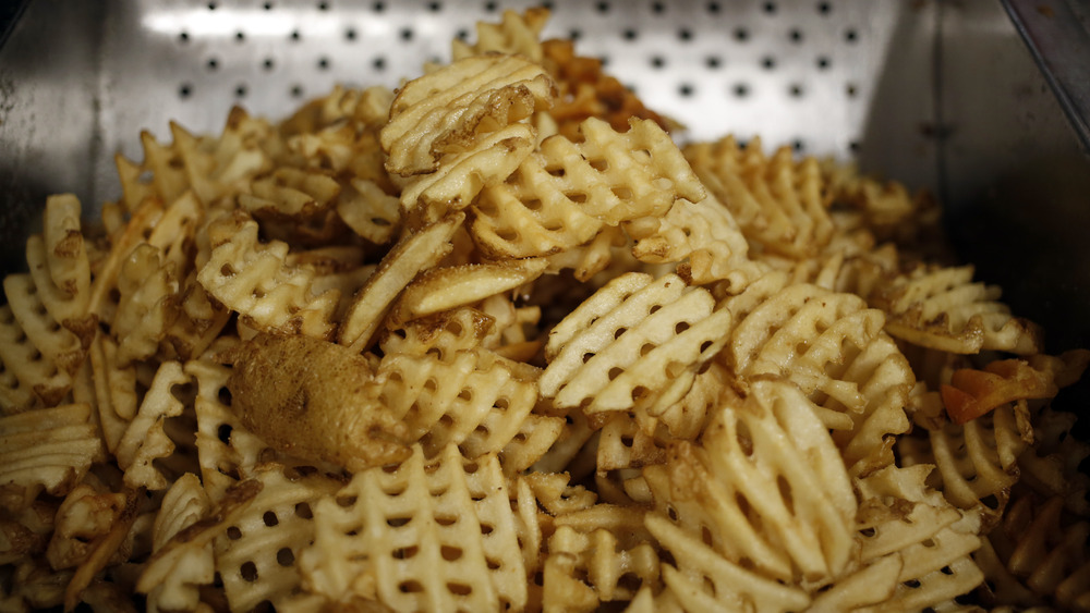 Chick-fil-A waffle fries pile