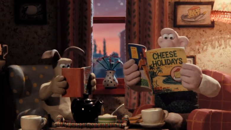 wallace and gromit reading