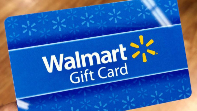 Walmart gift card