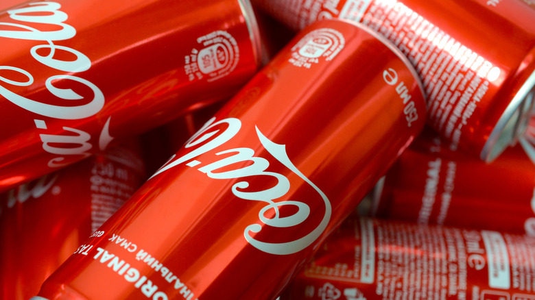 Coca-Cola cans