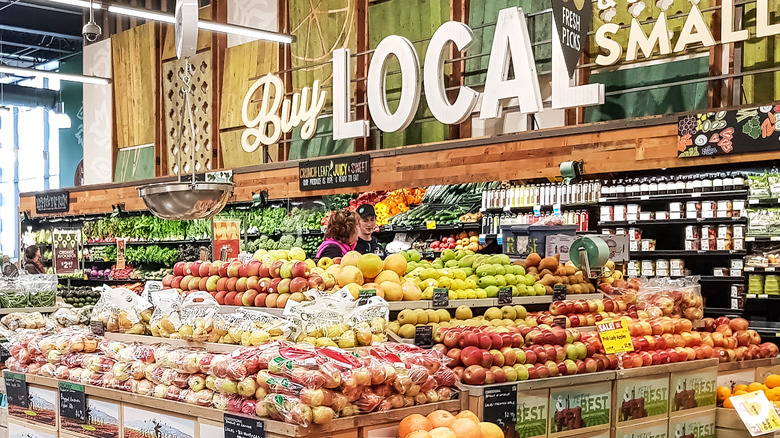 Fruit in Whole Foods Buy Local section