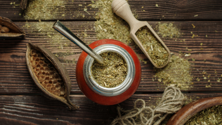 Yerba mate tea