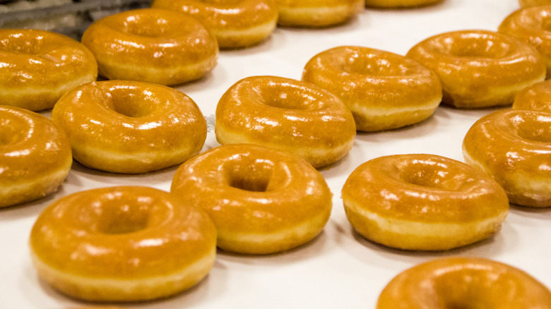 fresh glazed donuts