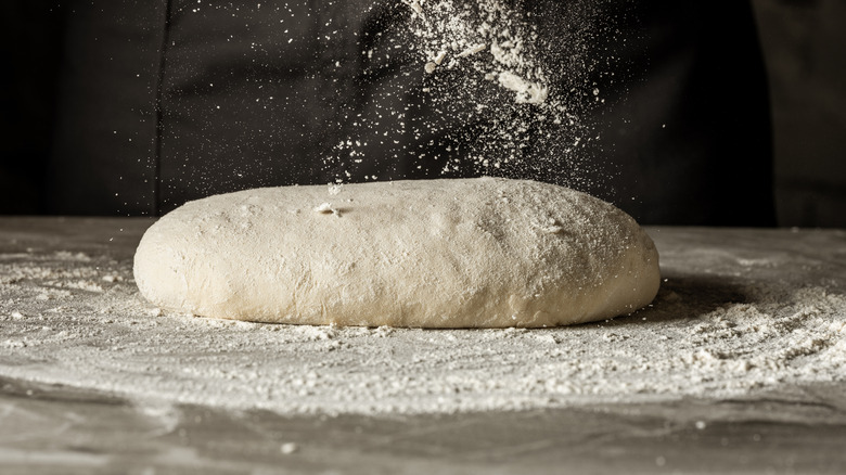 Bread Dough in Flour