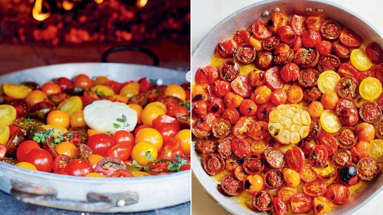 roasting tomatoes