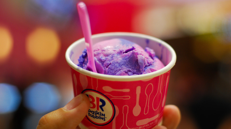 Baskin-Robbins ice cream cup