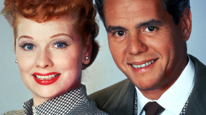 Lucille Ball and Desi Arnaz portrait 