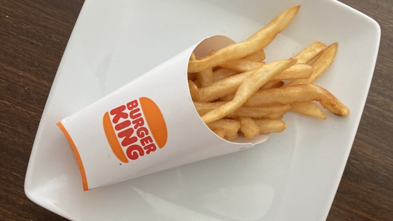 order of Burger King French fries