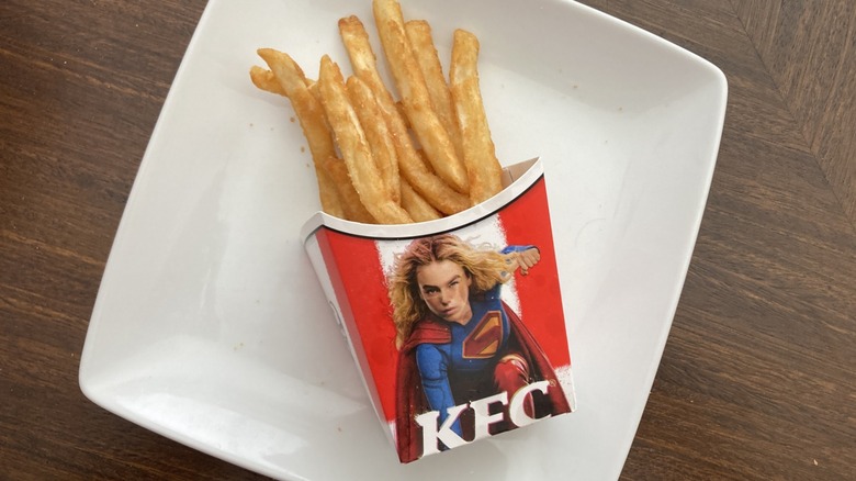 box of KFC French fries