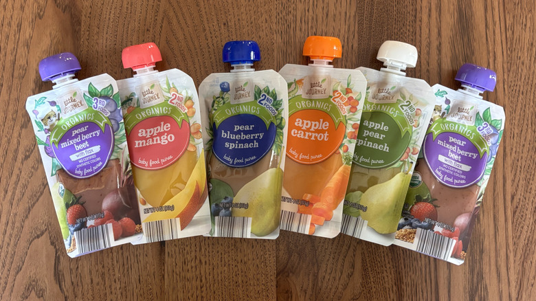 baby food purees in pouches