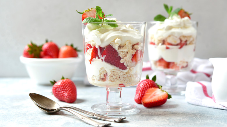 Eton mess in glass