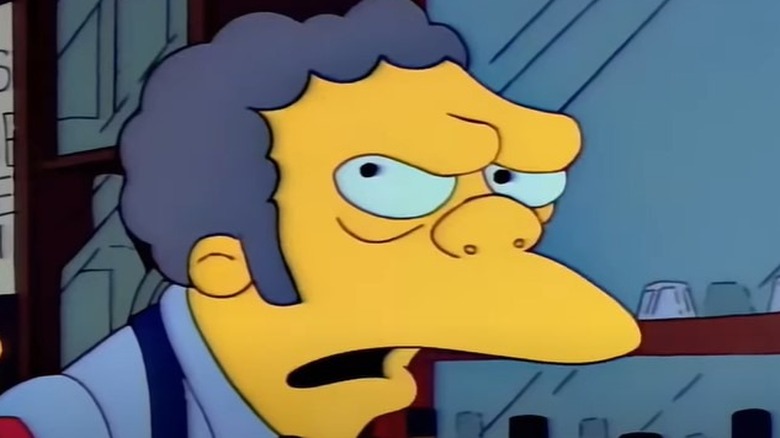 Moe incredulous behind bar