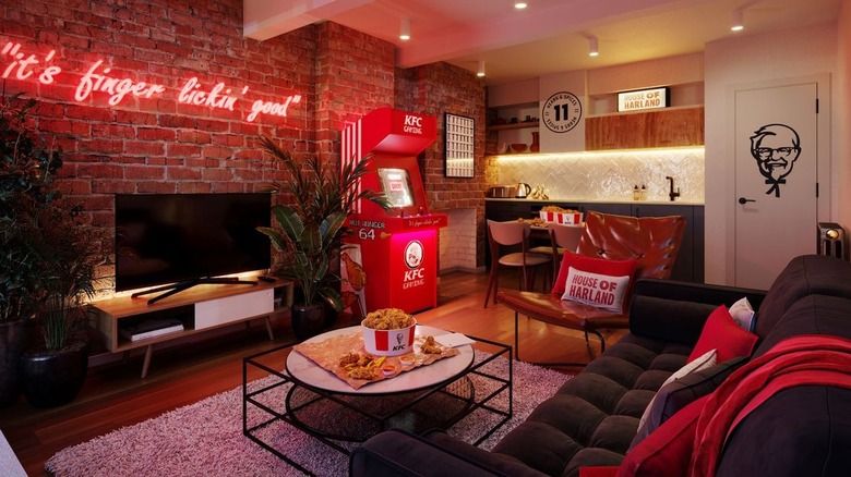 KFC pop-up hotel room
