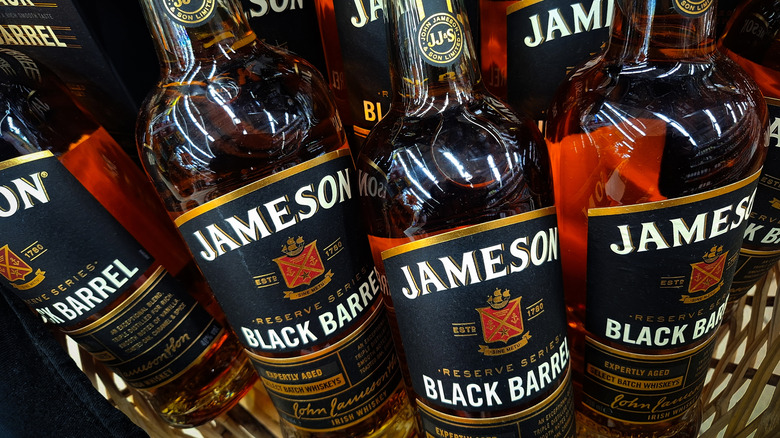 Bottles of Jameson Black Barrel