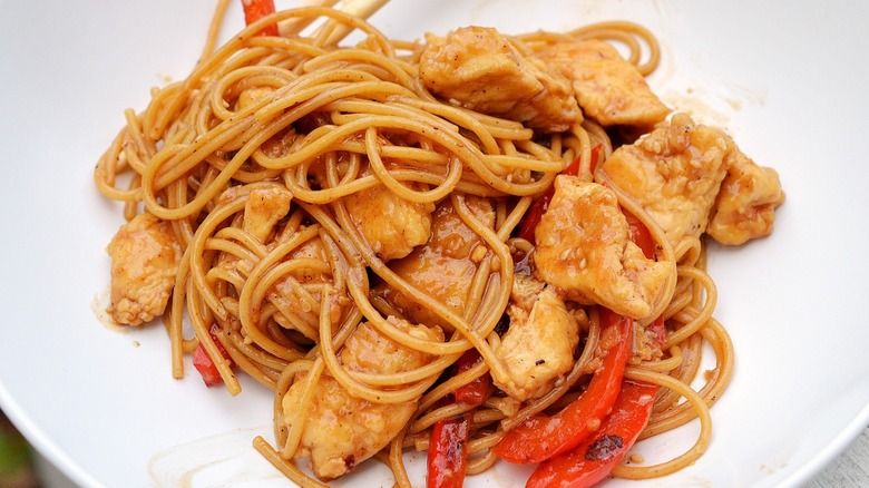 chicken noodles