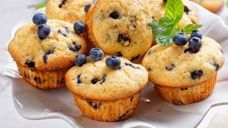 blueberry muffins