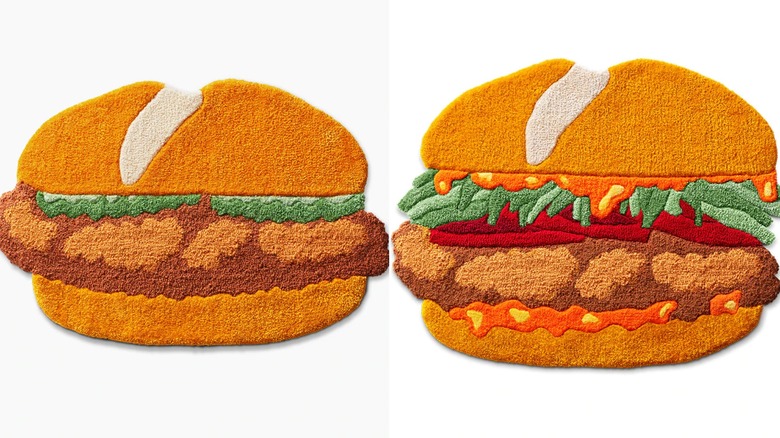 Crispy Chicken Sandwich rugs
