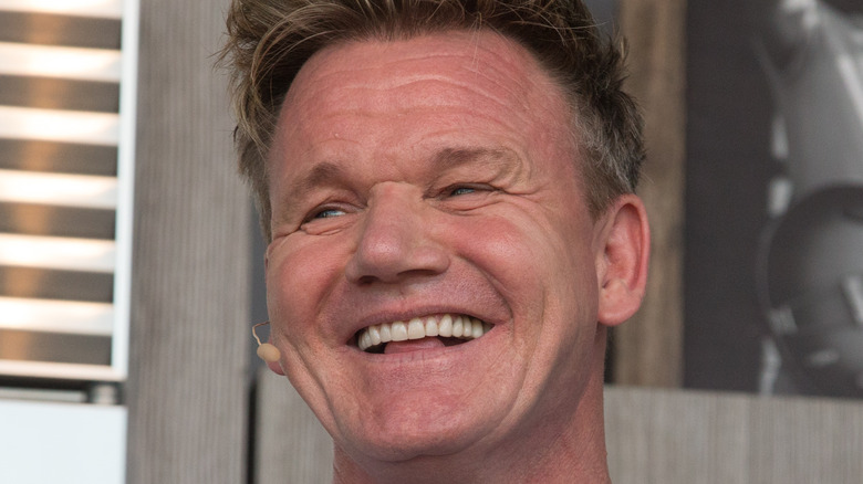 Gordon Ramsay smiling