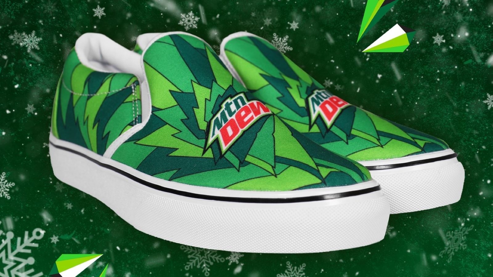 Mountain Dew Shoes, Mountain Dew High Top Sneaker, Soda Pop Fan