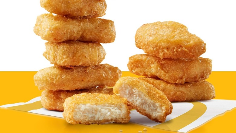 pile of McDonald's chicken nuggets