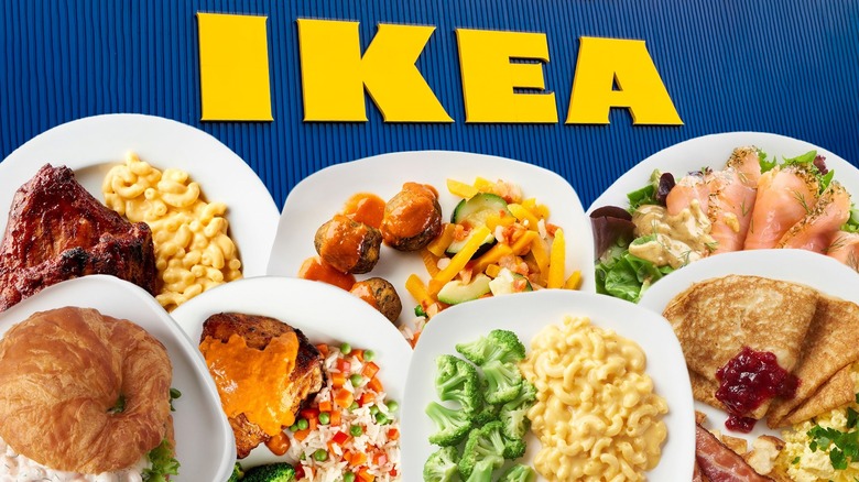 selection of Ikea restaurant foods