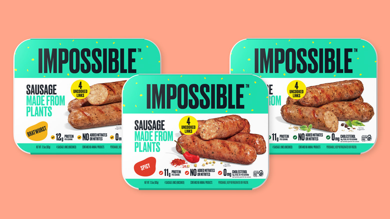 Impossible Foods sausage links
