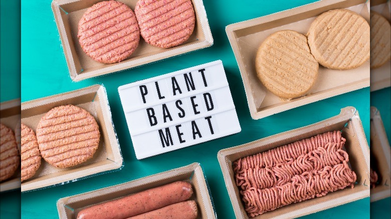 Variety of plant-based meat