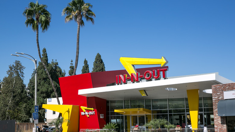 In-N-Out sign on building 