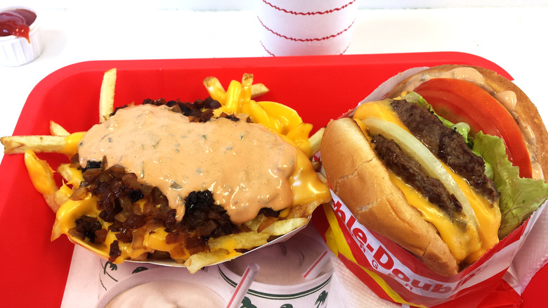 In-N-Out Burger meal