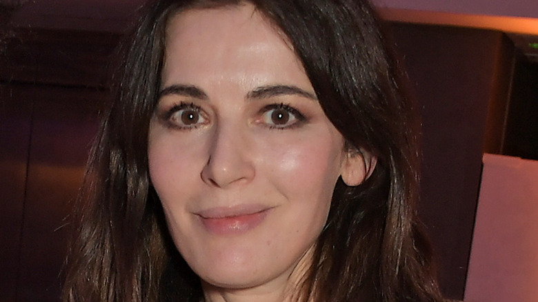 A close-up of Nigella Lawson