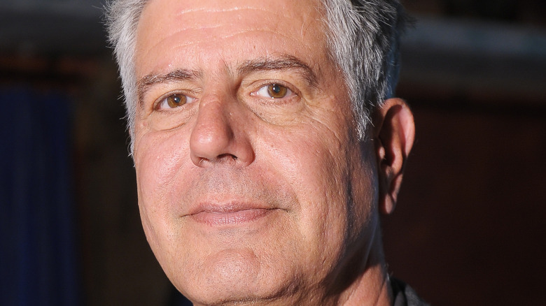 Anthony Bourdain close-up