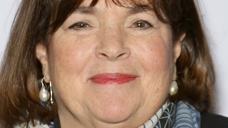 Ina Garten with her hair down and slight smile