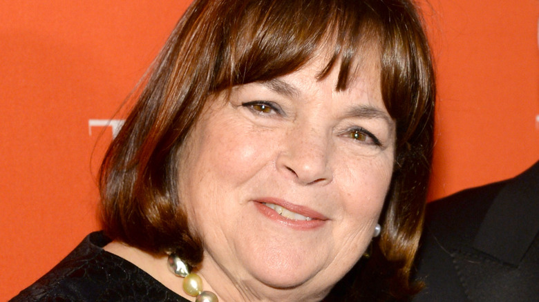 Ina Garten in pearl earrings